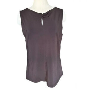 Talbots sleeveless brown size L